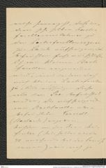 Nachlass Franz Steindachner, Brief von C. A. Wismar an Franz Steindachner (21.11.1888), Inv.Nr. 600.01, Seite 2
